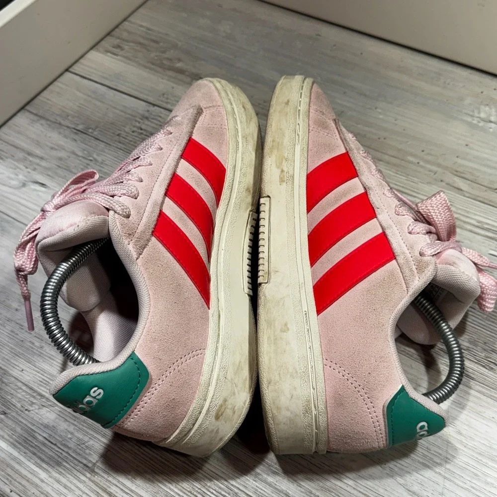 Adidas Grand Court 2.0 Women's 8 Pink Suede